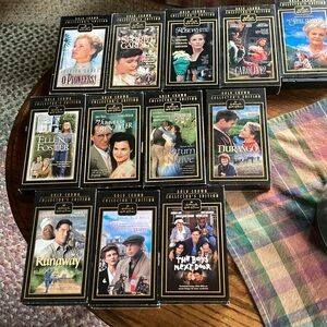 Hallmark Hall of Fame vhs tapes one dozen